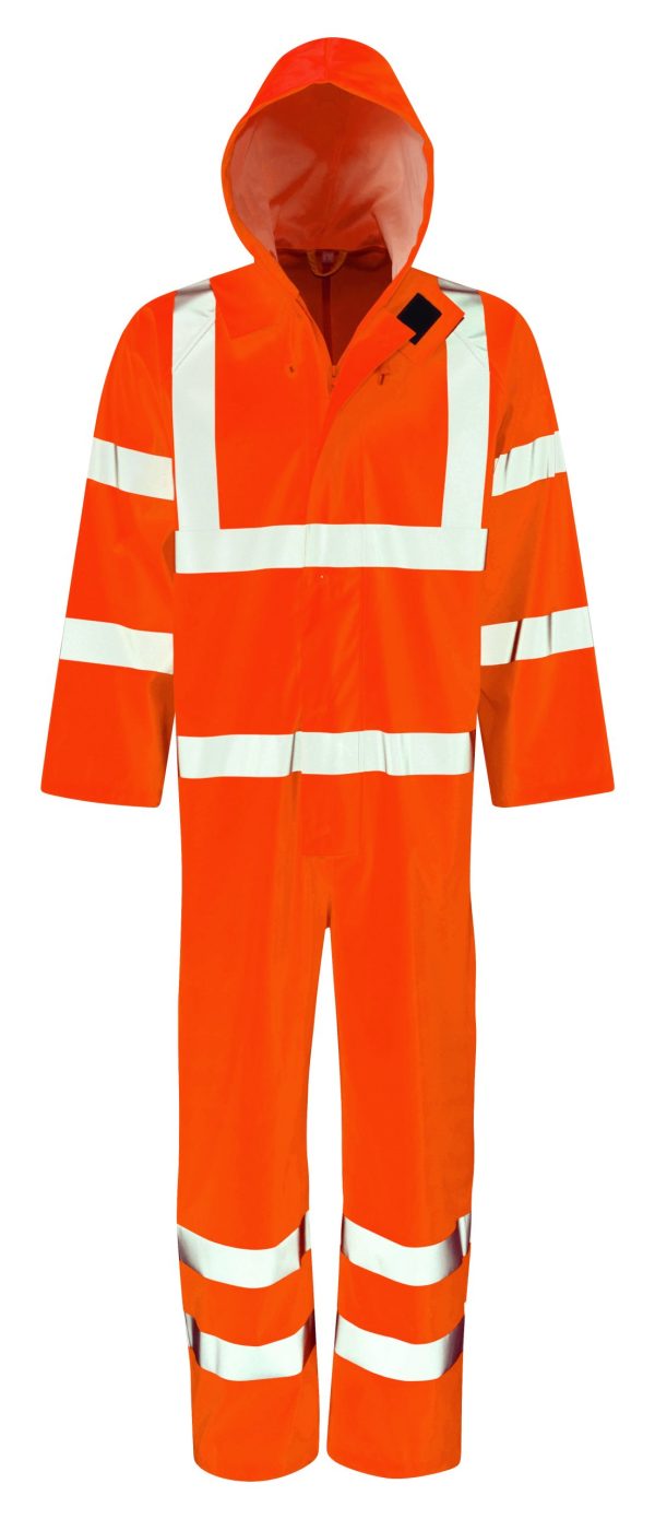 Hi Vis Hydra-Flex Elm Rail Spec Coverall