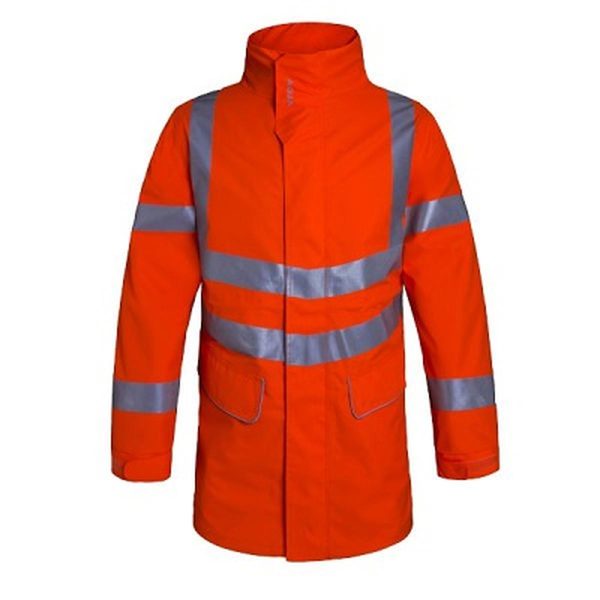 AQUA HI-VIS RIPSTOP BREATHABLE JACKET ORANGE