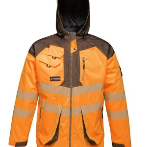 Regatta Tactical Threads Hi-Vis Rail Spec Parka Jacket