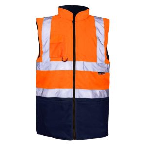 Supertouch Orange/Navy 2 Tone Bodywarmer H110