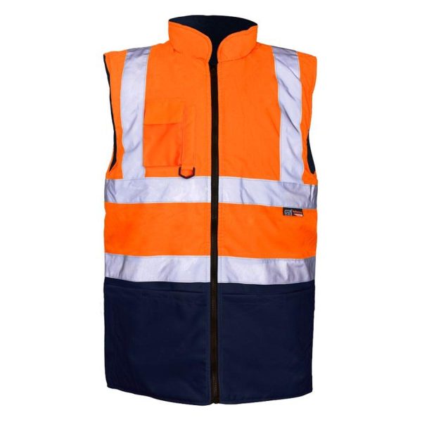Supertouch Orange/Navy 2 Tone Bodywarmer H110