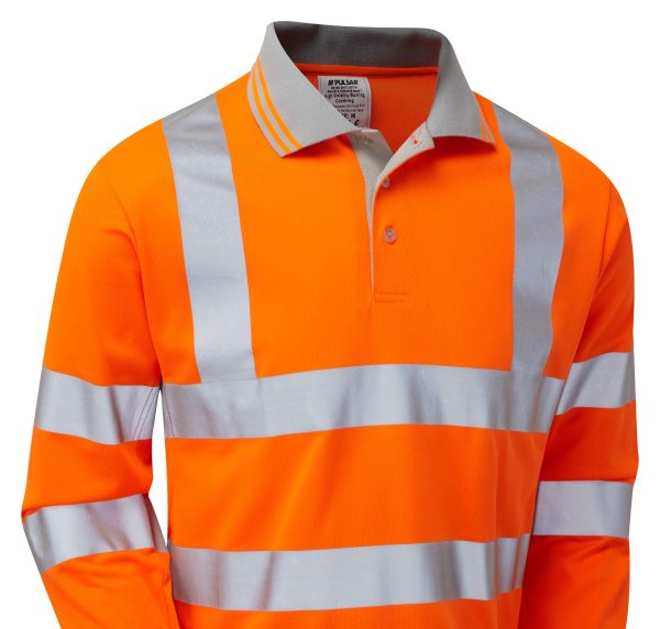 Pulsar Rail Spec Long Sleeve Polo Shirt (PR470)