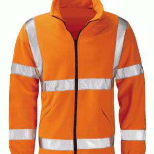 Hi Vis Gladiator Rail Spec Fleece Jacket Orange
