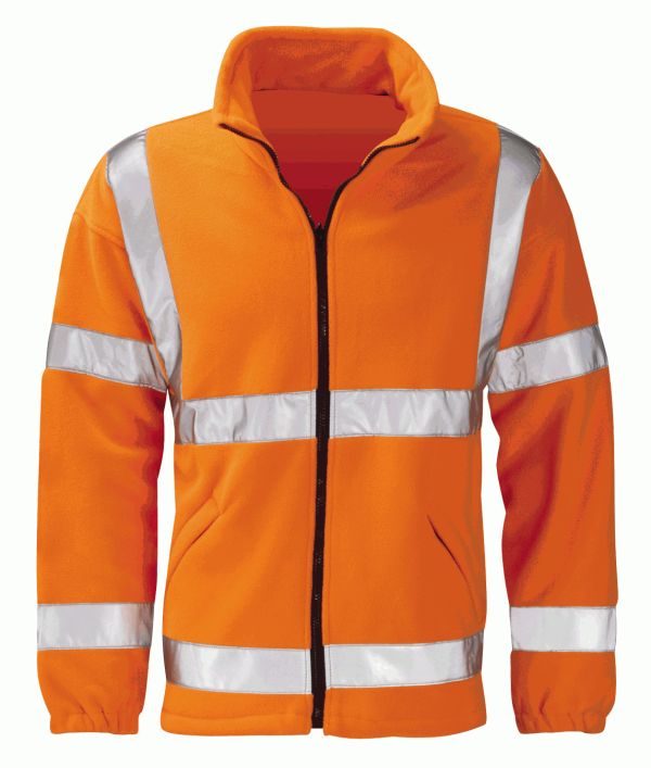 Hi Vis Gladiator Rail Spec Fleece Jacket Orange