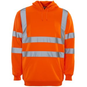 Hi Vis Rail Spec Hooded Sweatshirt