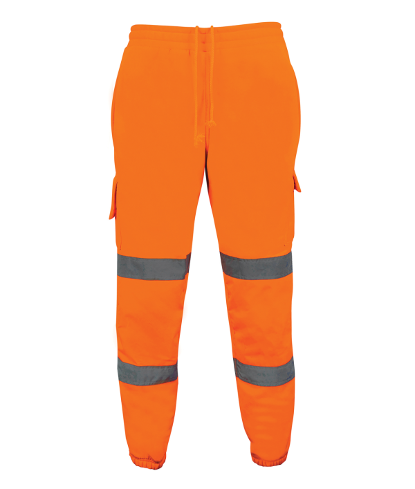 Hi Vis Rail Spec Jogging Bottoms