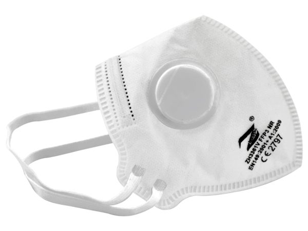 Fold Flat Valved FFP3 Dust Masks Box 20