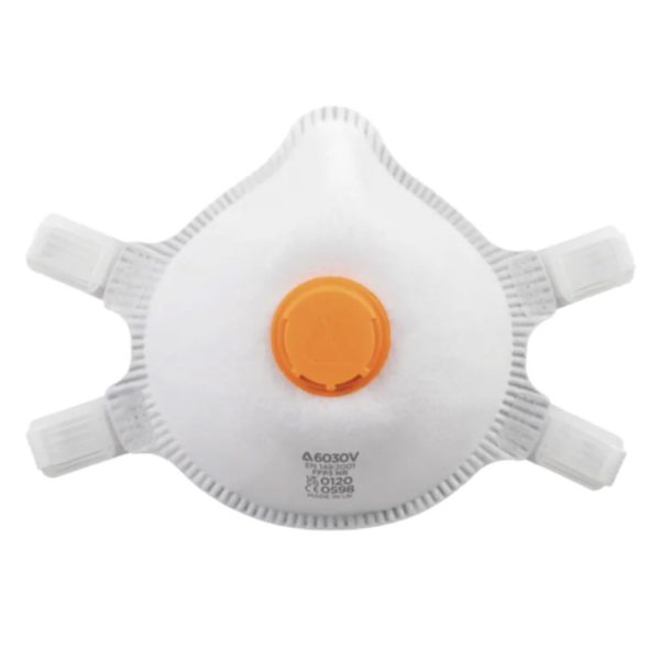 Alpha Solway 6030V Cup Mask FFP3 Valved (Box of 10)