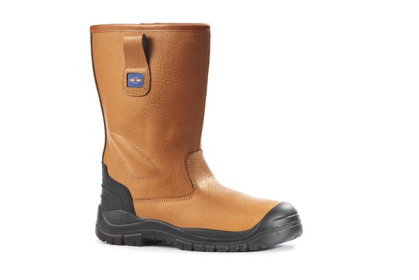Pro Man Chicago Fur Lined Tan S1P Safety Riggers