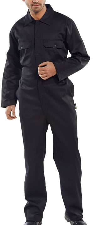 Regular Black Coverall