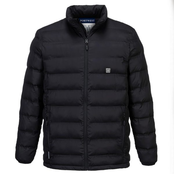 Portwest-Ultrasonic Heated Tunnel Jacket Black S547