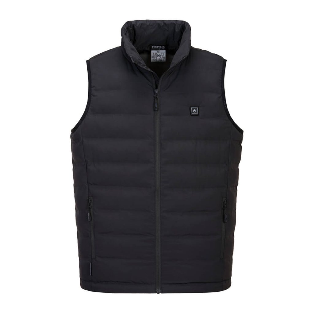 Portwest-Ultrasonic Heated Tunnel Bodywarmer Black S549