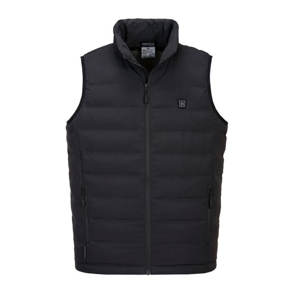 Portwest-Ultrasonic Heated Tunnel Bodywarmer Black S549