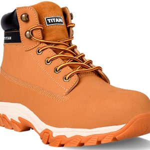 Titan Jaguar Nubuck Leather S3 Safety Boots Honey