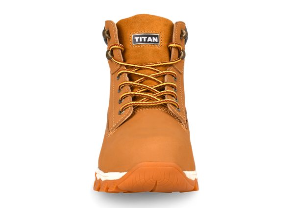 Titan Jaguar Nubuck Leather S3 Safety Boots Honey - Image 3