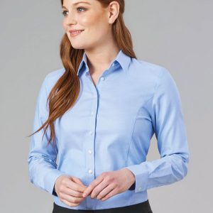 Brook Taverner Albany Ladies Long Sleeve Classic Oxford Shirt