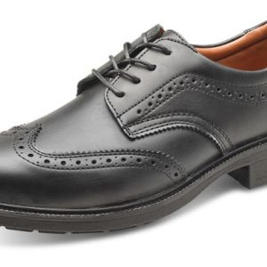 Brogue Black Safety Shoes