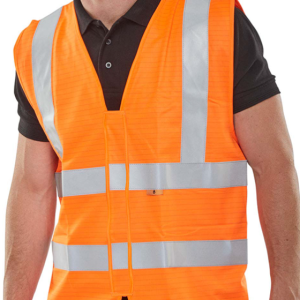 Bseen FR EN ISO20471 Hi-Vis Vest Orange