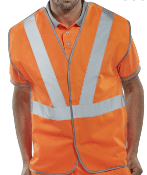 Rail Spec Vest 100% Polyester Orange