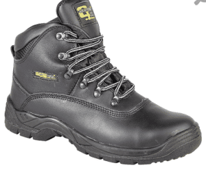 Grafters M216A Black Leather Safety Boot