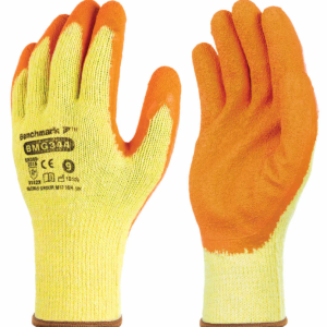 BMG344 Cotton/Latex Grip Glove (Pack of 10)