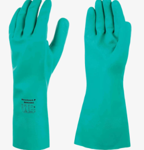 BMG560 Chemical Resistant Flock Lined Nitrile Gauntlet (Pack of 10)