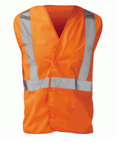 Hi Vis Rail Spec Pull Apart Waistcoat (Euston)