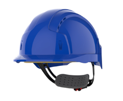 JSP Evolite Safety Helmet - Wheel Ratchet - Vented - Blue