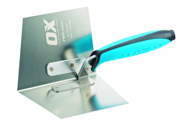 Ox Pro 102 mm X 127mm Dry Wall Internal Corner Trowel