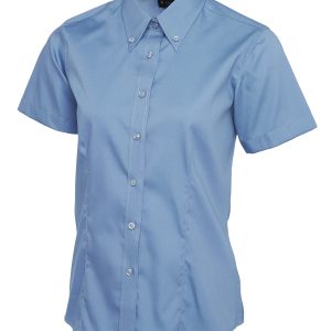 Ladies Pinpoint Oxford Half Sleeve Shirt UC704