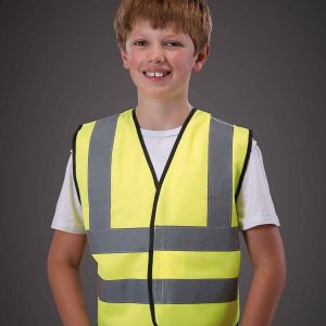 Kids Hi Vis Waistcoat (YK102B)