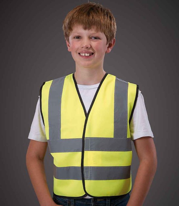 Kids Hi Vis Waistcoat (YK102B)