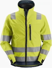 Snickers Hi Vis Yellow Soft Shell Jacket