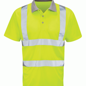 Hi Vis Mercury Yellow Polo Shirt