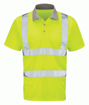 Hi Vis Mercury Yellow Polo Shirt