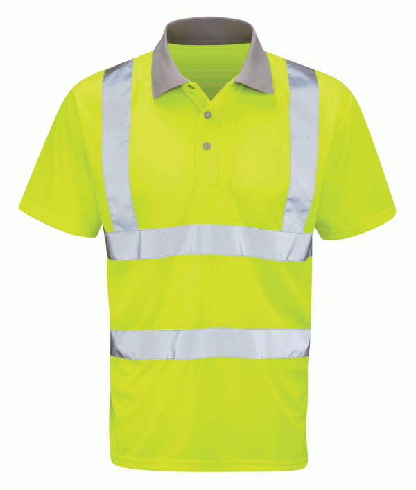 Hi Vis Mercury Yellow Polo Shirt