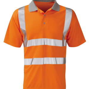 Hi Vis Rail Spec Short Sleeve Polo (Mercury)