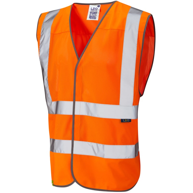 LEO Arlington ISO 20471 Class 2 Coolviz Waistcoat Orange