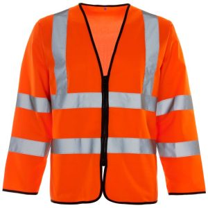 Supertouch Hi Vis Long Sleeved Zip Vest
