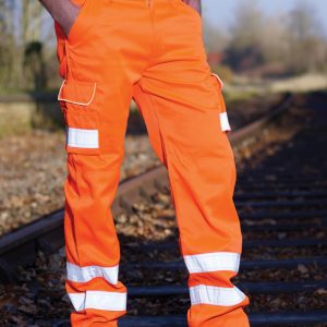 Hi Vis Orange Rail Spec Combat Trousers (Condor)