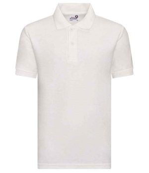 AWDis Academy Kids Piqué Polo Shirt White