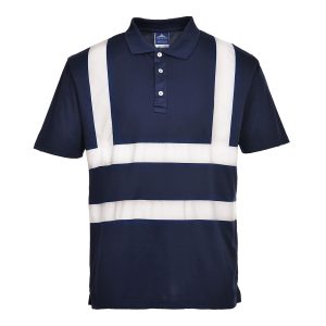 Iona Navy Hi Vis Poloshirt