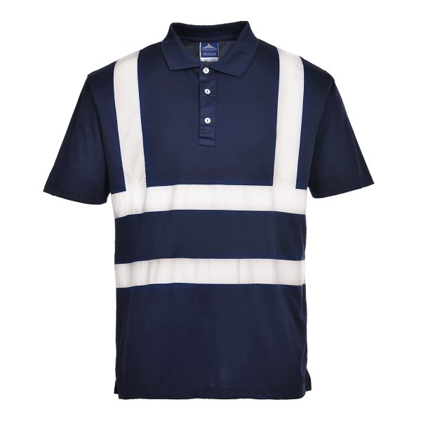 Iona Navy Hi Vis Poloshirt