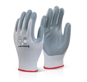 Beeswift Nitrile Foam Nylon Glove