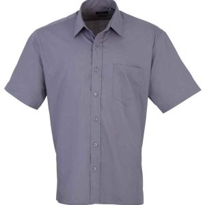 Premier Short Sleeve Poplin Shirt PR202