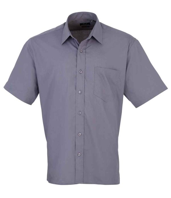 Premier Short Sleeve Poplin Shirt PR202