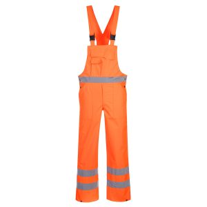 Portwest Hi-Vis Rail Spec Bib & Brace - Unlined - S388