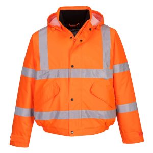 Portwest Hi Vis Rail Spec Bomber Jacket (S463)