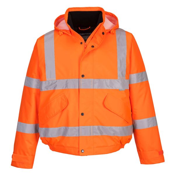 Portwest Hi Vis Rail Spec Bomber Jacket (S463)