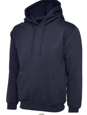 Uneek Navy Olympic Hooded Sweatshirt UC508